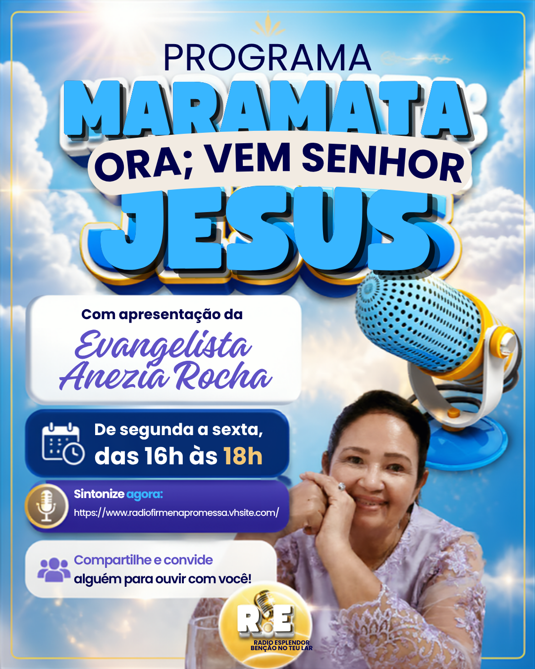 Programa Maranata ora vem senhor Jesus